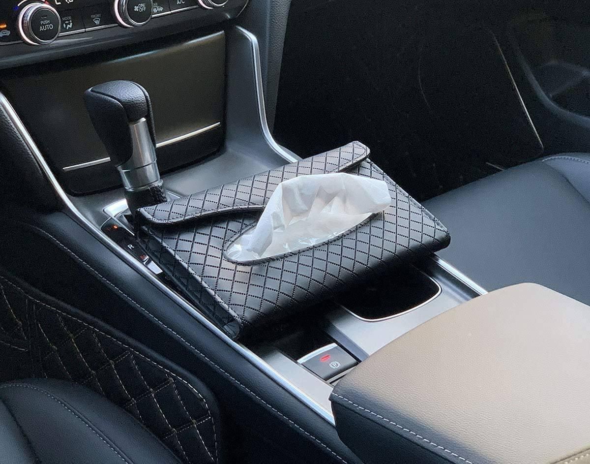 Car Sun Visor Back Seat Tissue Napkin Box Holder