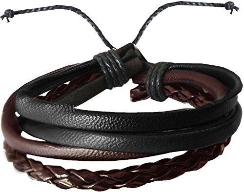 Versatile Braided Leather Bracelet
