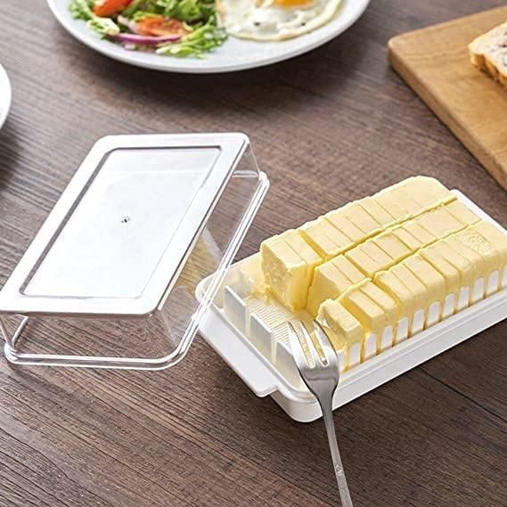 Butter Dish Keeper with Sealed Plastic Lid(pack of 2)
