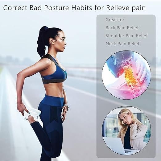 Shoulder & Back Straightener Elastic Spine Support Posture Corrector Belt