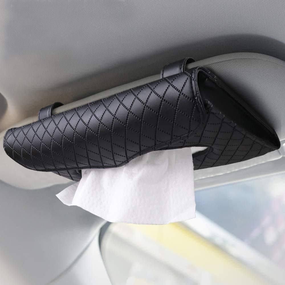 Car Sun Visor Back Seat Tissue Napkin Box Holder