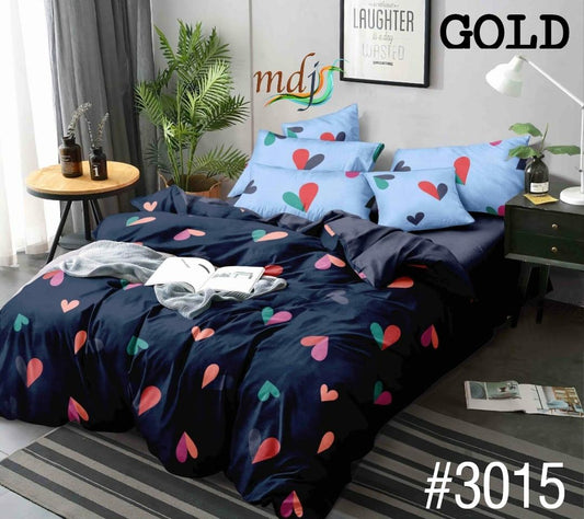 Glace Cotton Printed Double Bedsheets